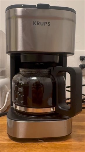 Watch Review of Krups 5 cup coffee maker on Amazon Live