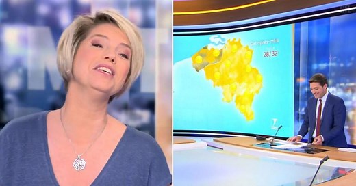 Olivier Schoonejans surpris par Sabrina Jacobs en plein direct lors du JT de RTL-TVI (vidéo)