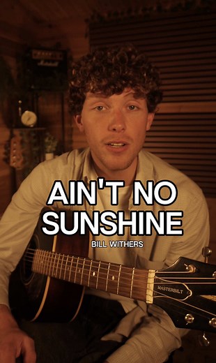 Learn how to play Ain’t No Sunshine by Bill Withers on acoustic guitar 🎸 #guitartutorial #acousticguitar #learnguitar #guitarlesson #billwithers