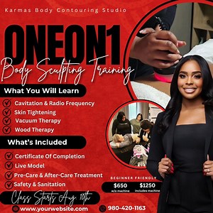 Body Contouring Training Flyer for Instagram | Editable Canva Template | One-on-one Class Promo Digital Download - Etsy