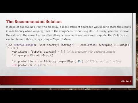 Ensuring Async Calls in Swift Run in a Sequential Order for Array Updates
