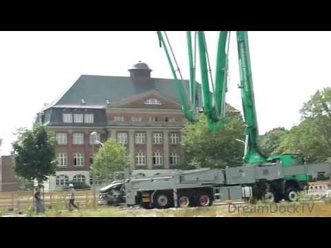 CONCRETE PUMP PUTZMEISTER 52-5 UNFOLDING & PAVING FOUNDATION