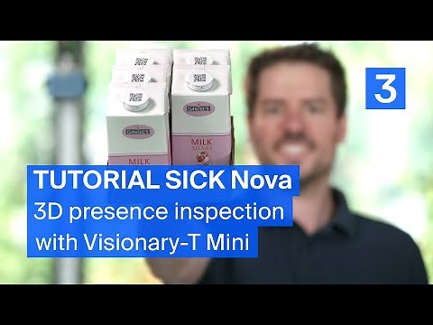 Tutorial SICK Nova 3D (3/7): 3D presence inspection tools with Visionary-T Mini