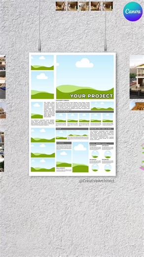 Creative Architecture Poster Templates for Canva Users