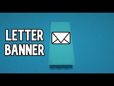 Banner Design Ideas: How to make a LETTER/ENVELOPE banner in Minecraft!