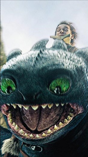 Hiccups and Toothless FIRST Flight 👀