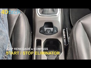 Jeep Compass & Renegade DISABLE Auto Start/Stop Feature - Turn ON and OFF permanently! [2019-2021]