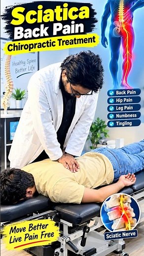 Sciatica Back Pain Chiropractic Treatment | Lower Back Pain & Leg Pain Relief #painrelief