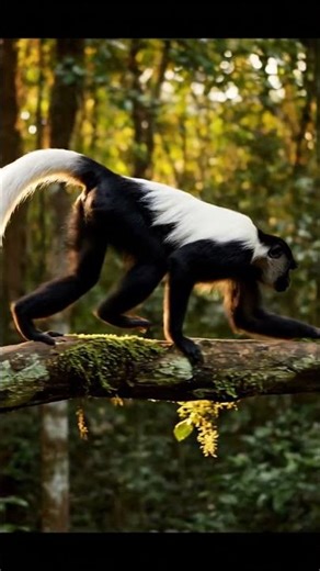 콜로부스원숭이 / Colobus Monkey / コロブス / 疣猴