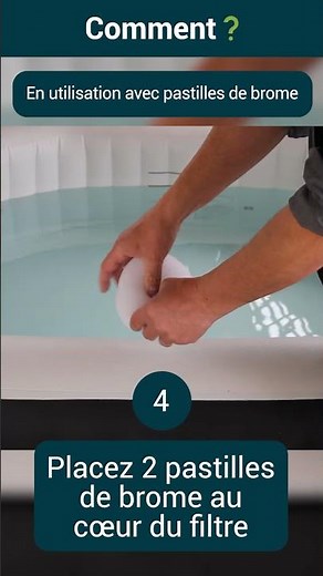 Comment utiliser un filtre mousse dans un spa gonflable Intex ? (avec inclusion galets de brome)