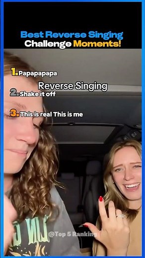 Best Reverse Singing Challenge Moments! #shorts #singing #tiktok