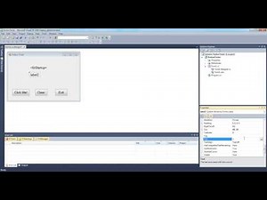 C# Form Load and Button Click Events