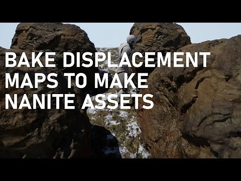 Baking Displacement Maps with Modelling Tools Editor Mode To Make High-Poly Nanite Assets