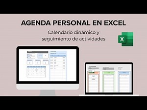 Tutorial Agenda en Excel 2026 | Calendario dinámico + Kanban Board