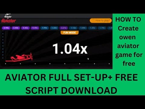 How To Make Owen Aviator Game Free😵 | With Free Source Code| Full Setup Video.
