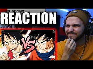 REACTION LUFFY VS GOKU RAP BATTLE | RUSTAGE ft. Shao Dow