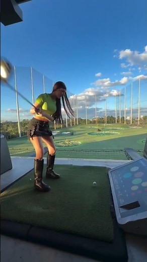 aprendendo a jogar golfe