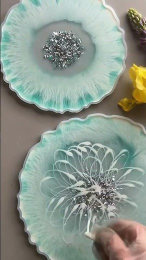 DIY Resin 3 Tier Platter | Elegant Resin Art Tutorial |Resin Cake Stand Making#ResinArt#ResinPlatter