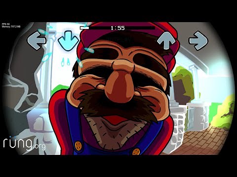 FNF VS Ring Cam Mario - ARE YOU GUYS HOME (MARIO IRL 2020 Meme/FGTeeV) (FNF Mod)
