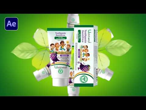 How to Create a High-End 2D Toothpaste Product Ad in After Effects | Step-by-Step Tutorial
