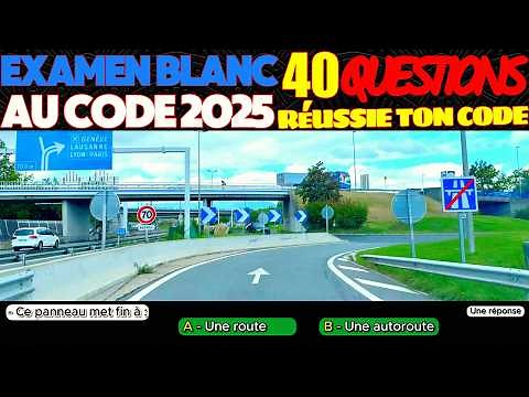 2025 Highway Code Test #1 - 40 Questions for the Practice Driving Test + Answers