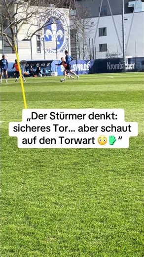 Der Torwart verhindert das sichere Tor im Training von SV Darmstadt 98 😳🧤#football#shorts#torwart