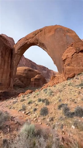 World's largest natural bridge in Utah