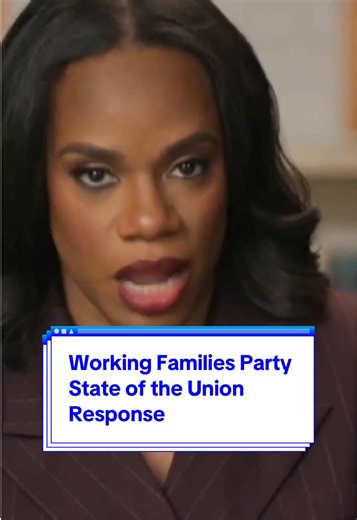 Skip Trump’s 2 hour ramble. Watch the real State of the Union. Link in bio to join the Working Families Party. #SOTU