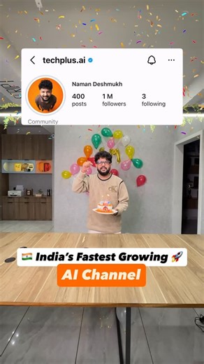 Naman Deshmukh | Still can’t believe this… ❤️🙏 One more page, 1 Million+ family strong! 🚀✨ So grateful for all the love, support, and trust you all give me... | Instagram