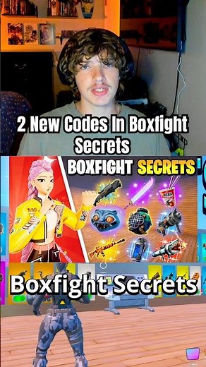 2 New Codes In My Map Boxfight Secrets #fortnite