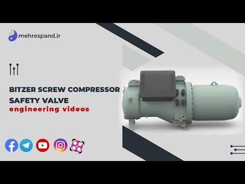 Bitzer screw compressor safety valve