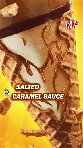 Grab The Limited Edition KitKat Gold Ice Cream Today!