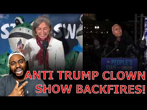 Joy Reid And Democrats HECKLED ON STAGE As Trump Deranged State Of The Union Rally BACKFIRES!