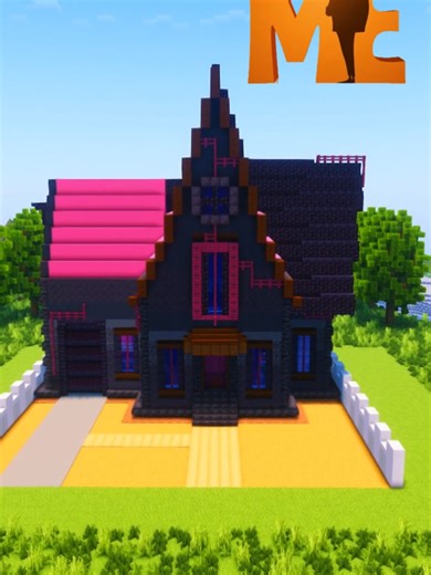 Building DESPICABLE ME HOUSE 🍌 #minecraft #despicableme #minecraftbuilding #minecraftbuilds
