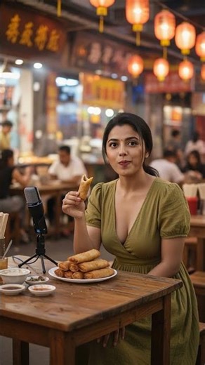 Crunchy Spring Roll ASMR 🌯 | No Talking | Lizah ASMR