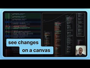See code changes on an infinite canvas