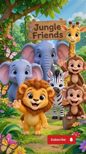 🦁 Jungle Animals Dance Party 🐒🐘 | Funny Animal Dance Song for Kids..