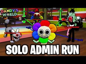 SOLO OWNER ADMIN RUN in Dandy's World! (FLOOR 25+)