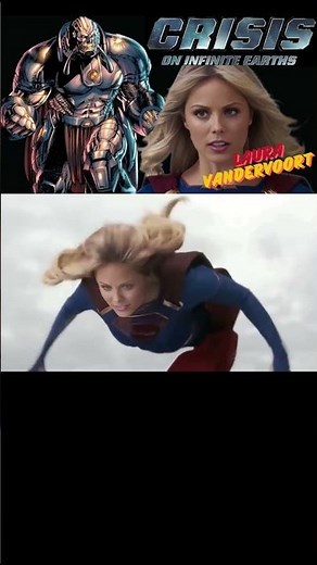 Laura Vandervoort as Smallville's Supergirl Crisis on Infinite Earths from Melissa Benoist #Superman