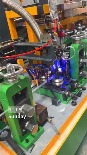 Laser Welded Stainless Steel Pipe Production Line in Action | High-Precision Manufacturing Process