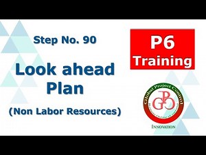🔴 Create a Look-Ahead Plan Based on Resource Type in Primavera P6