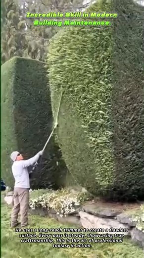 Expert Trimming of a Massive Green Hedge
