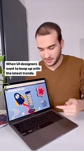 2.3K views · 15 reactions | When UI Designer want to keep up with the latest trends by uiux felix | Artistry Media Ui & Ux Tips | Facebook
