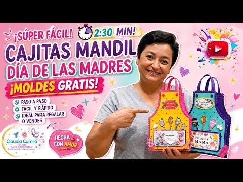 PERFECT GIFT! 🎁 Foam Apron Boxes (Complete Tutorial + Templates)