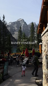 Divya | Travel + Lifestyle on Instagram: "planning a trip to banff? here’s the perfect 7-day itinerary to help you explore the best hikes, lakes, and hidden gems ↓ day 1 wander banff avenue walk along bow river take the banff gondola at sunset day 2 sunrise at lake moraine go canoeing on the turquoise water hike johnston canyon day 3 drive along icefields parkway (one of the most scenic drives in the world!) tour the athabasca glacier walk the skywalk for epic views day 4 visit lake louise hike 