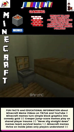 #Gaming🎮 #Minecraft Villager Memes Ep15 #funny😂 #minecraftmemes 227's YouTube Chili'🌶️ #shorts