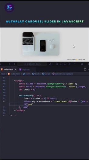 How to Build a Smooth Autoplay Carousel Slider | Autoplay Image Slider | Image Slider using html js
