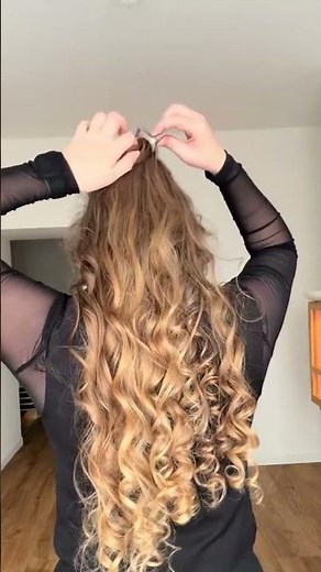 Tuto cheveux facile avec une pince ✨