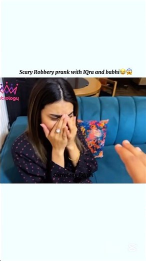 Scary robbery prank woth iqra and baby😂😱#sistrology #edites