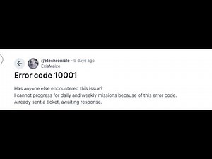 How To Fix E.T.E Chronicle Error Code 10001?